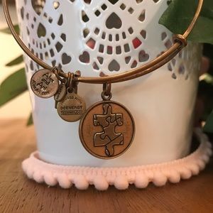 Alex and Ani Puzzle Piece in Gold